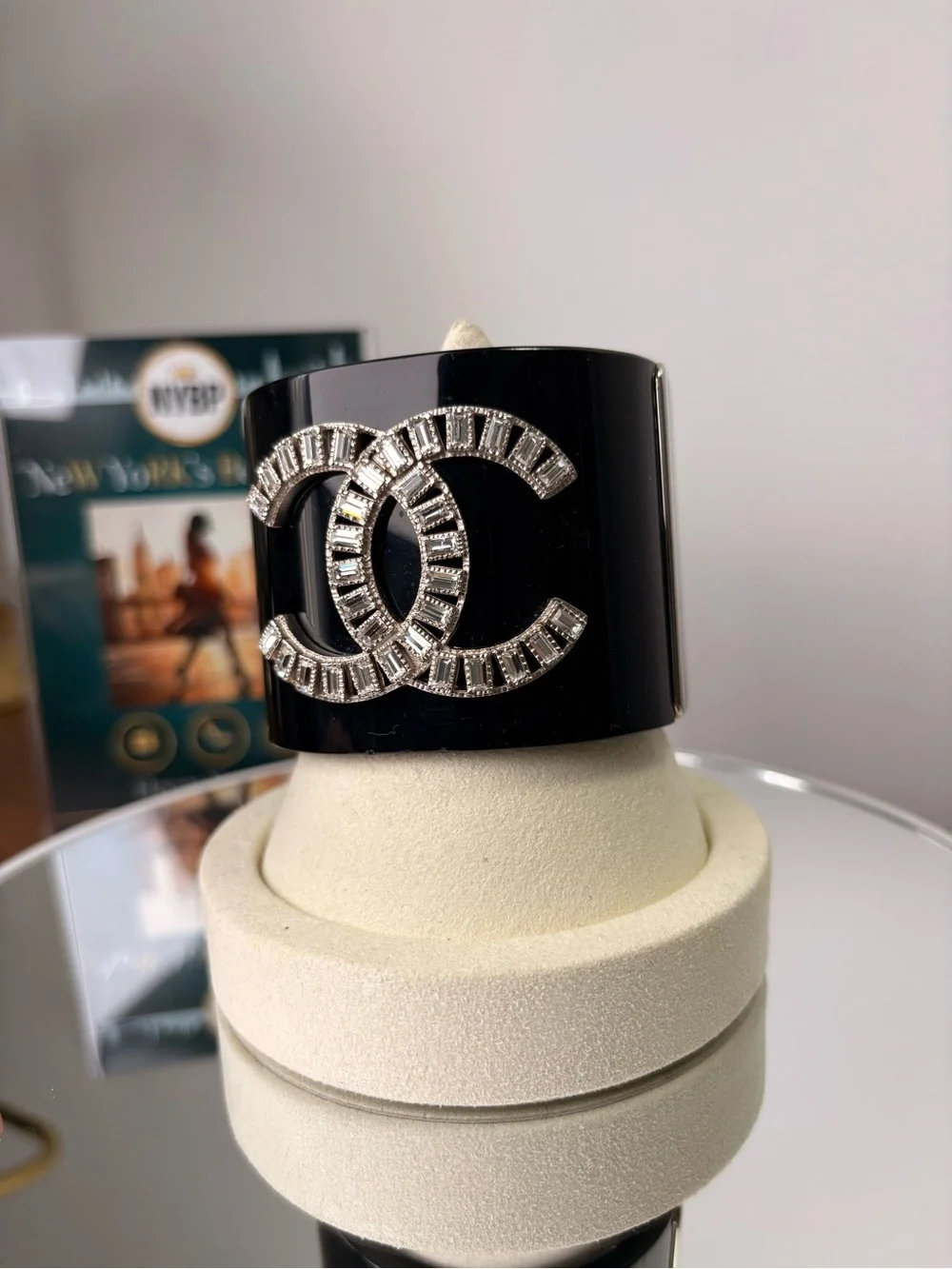 CHANEL CC Resin Bangle